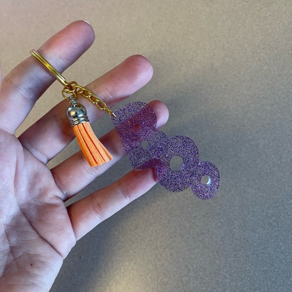Handmade Halloween Keychain- BOO - Picture 2 of 6